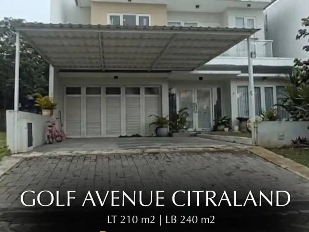 Dijual Rumah Golf Avenue, Citraland