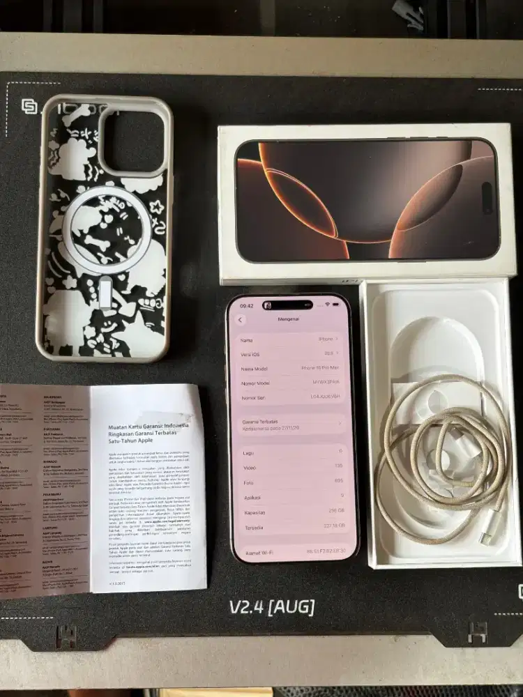 iphone 16 pro max 256gb resmi ibox garansi ON