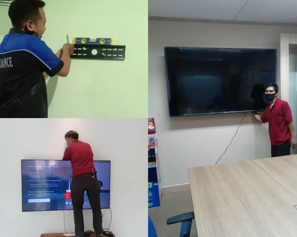 Braket +pasang atau jasa pasang terima rapih breket bracket led tv