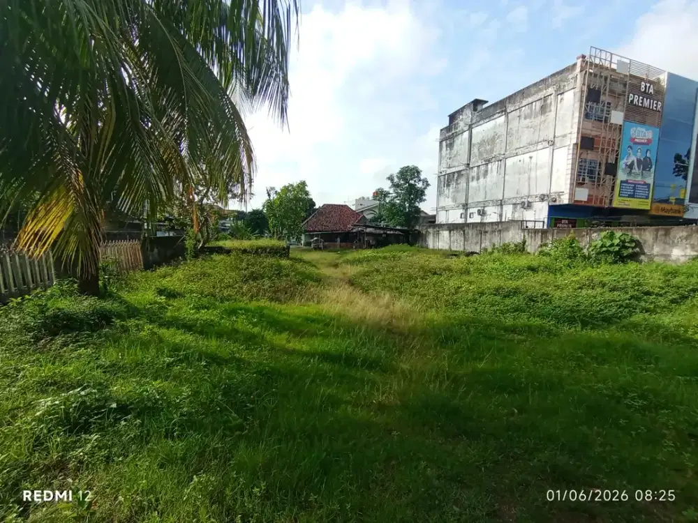Tanah 1.400 Sebrang Ptc Mall Palembang