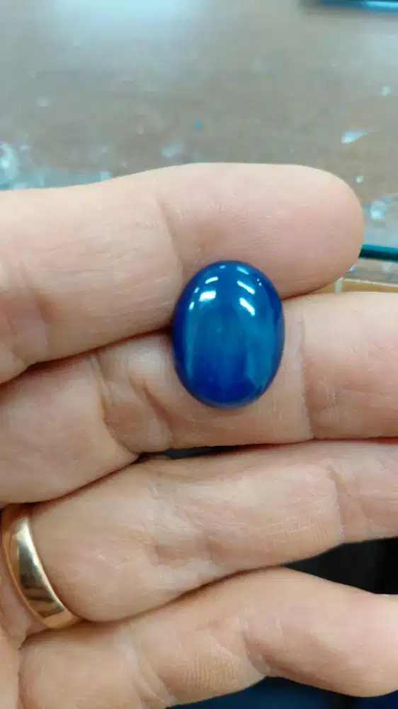 Natural blue safir burma N.H