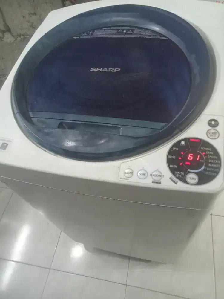 Mesin cuci Sharp kapasitas 9 kg normal semua