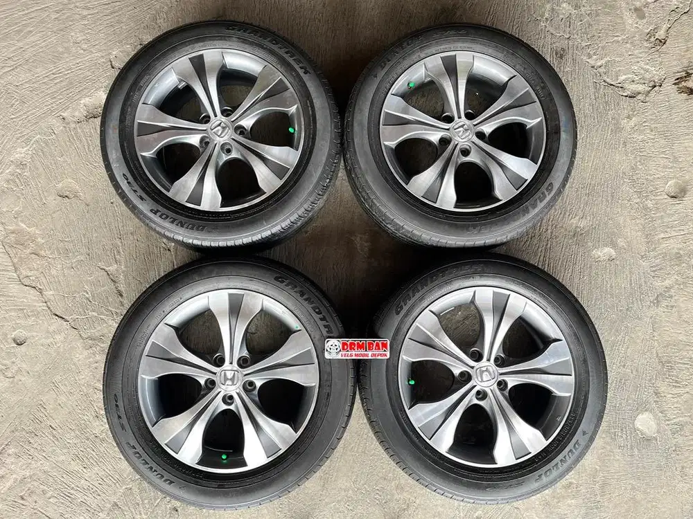 velg oem honda crv prestige ring 18 lubang 5/114 ban masi tebel semua
