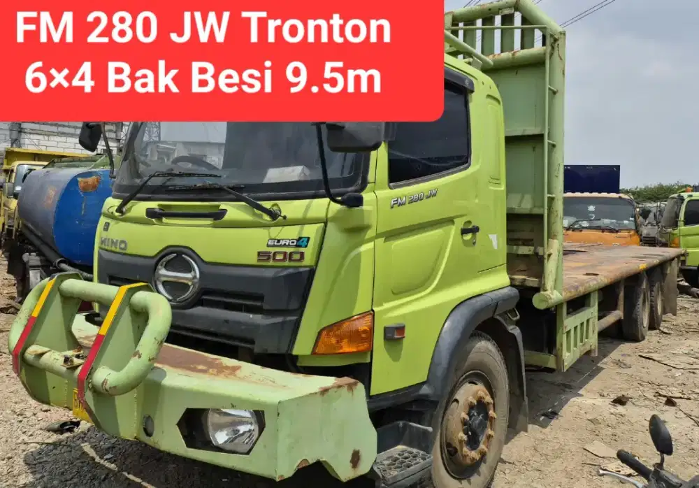 Hino Lohan 500Tronton 6×4 FM 280 JW BakBesi9.5 Mtr Ors Turbo Bio Solar