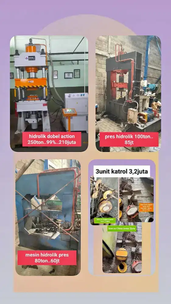 Power press hidrolik 80,100,250ton