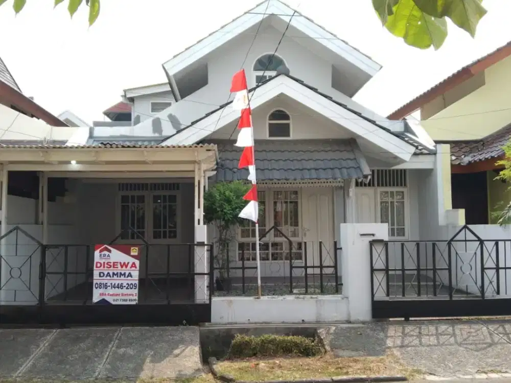 **DISEWAKAN RUMAH – PISOK BINTARO JAYA SEKTOR 5**