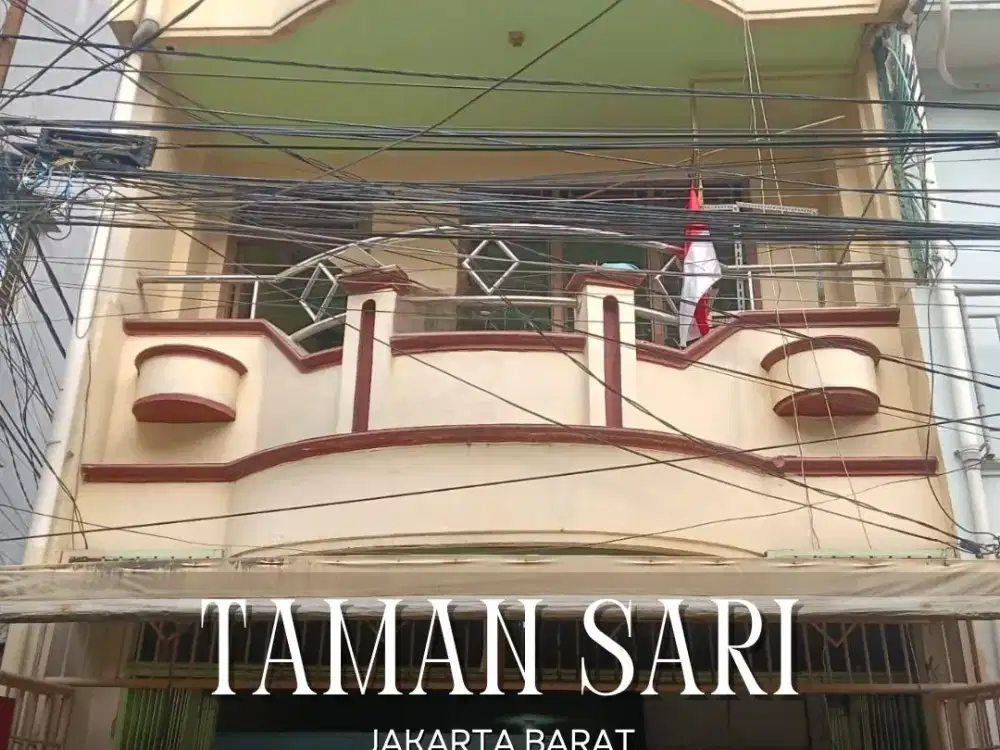 DIJUAL MURAH RUMAH BISA UNTUK USAHA DI TAMAN SARI JAKARTA BARAT