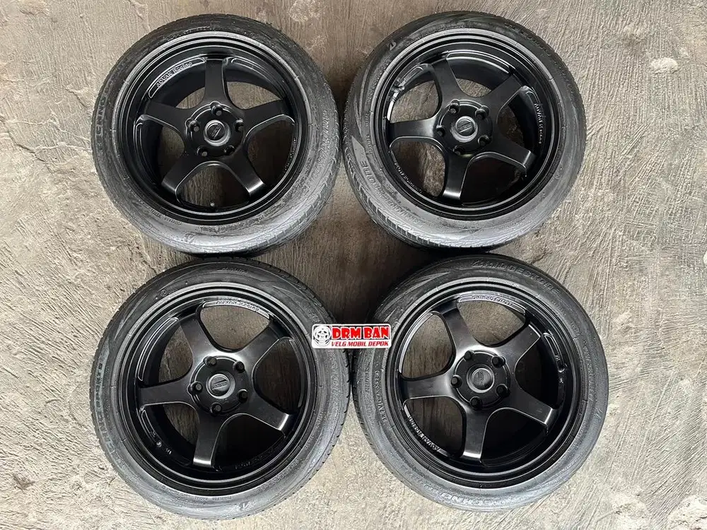 advan recing ring 16 lubang 5/114 lebar rta 7 ban masi tebel semua