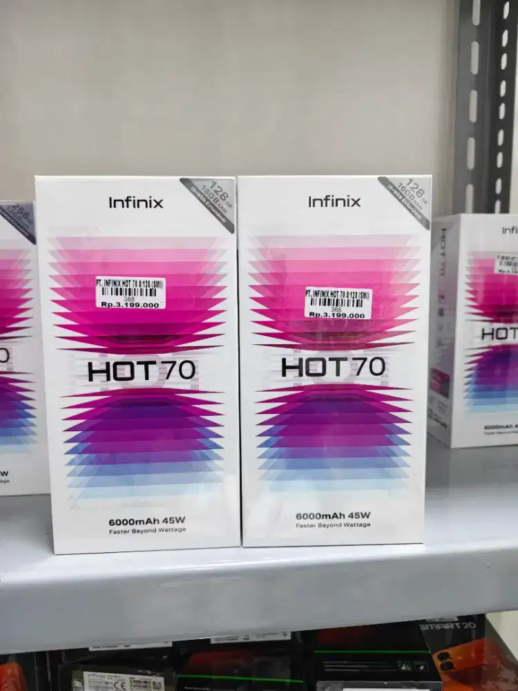 INFINIX HOT 70 8/128GB GARANSI RESMI 1 TAHUN