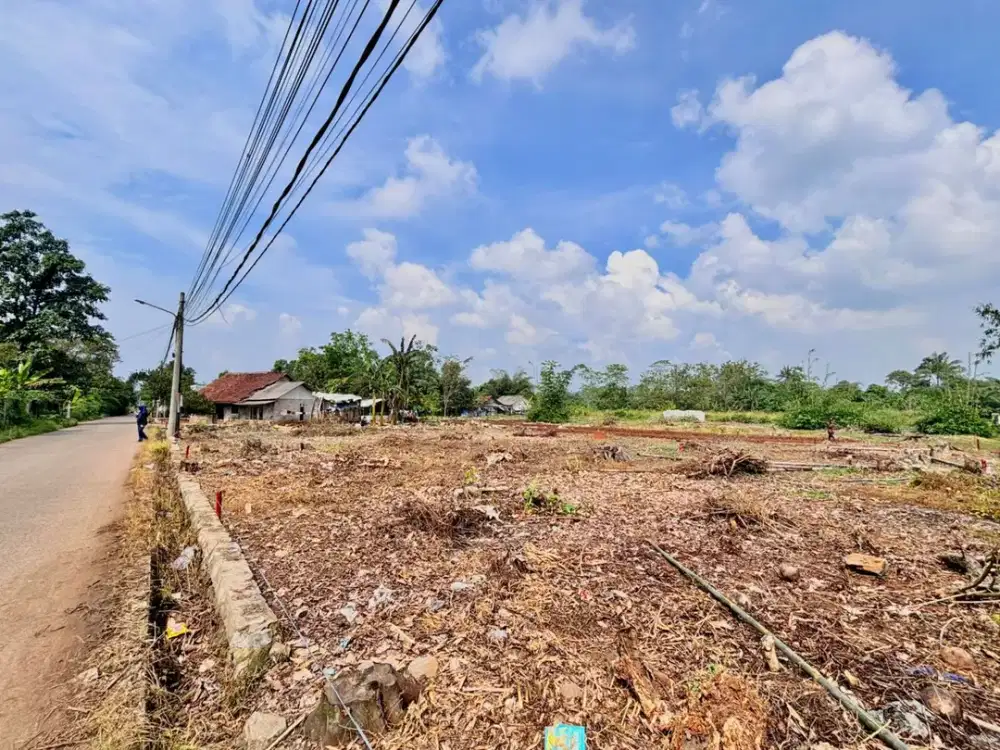 10 Menit Stasiun Jatake, SHM Bisa Cicil 12x Flat Tanpa Bunga Tanah Kavling Murah 1 Jt-an