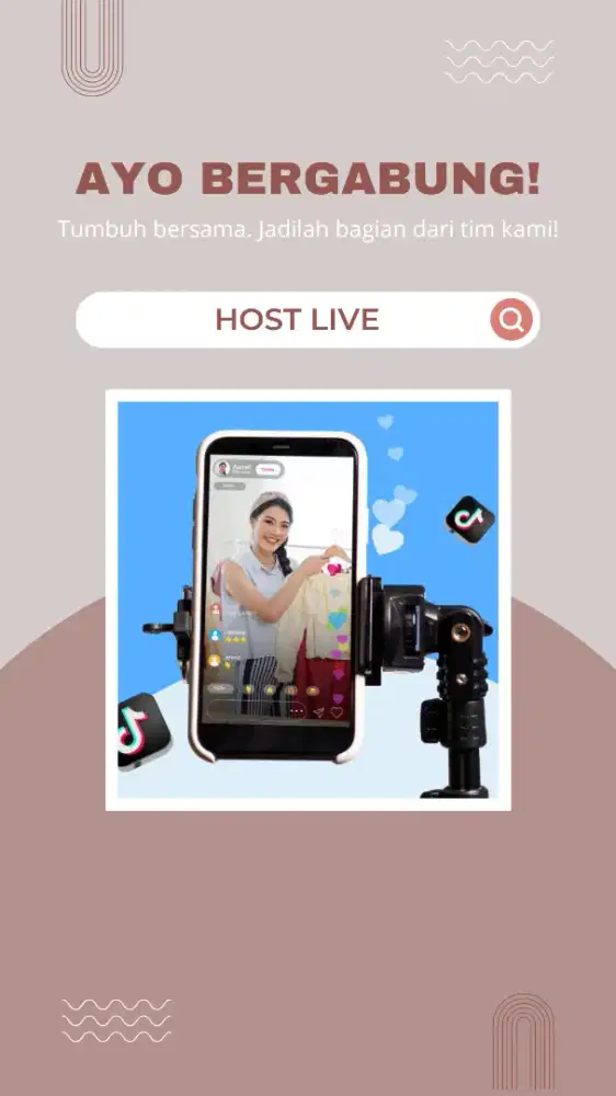 Lowongan Host Live untuk Fashion Hijab