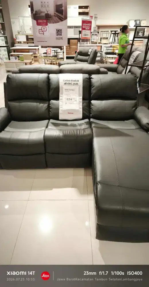 JUAL MURAH SOFA L + Recliner