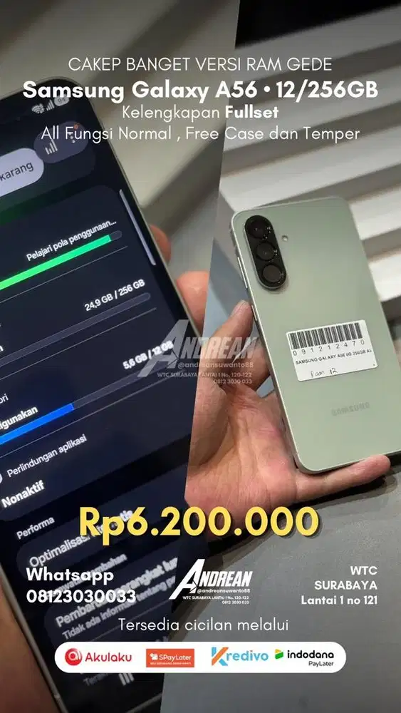 Second Samsung A56 5G 12/256gb
