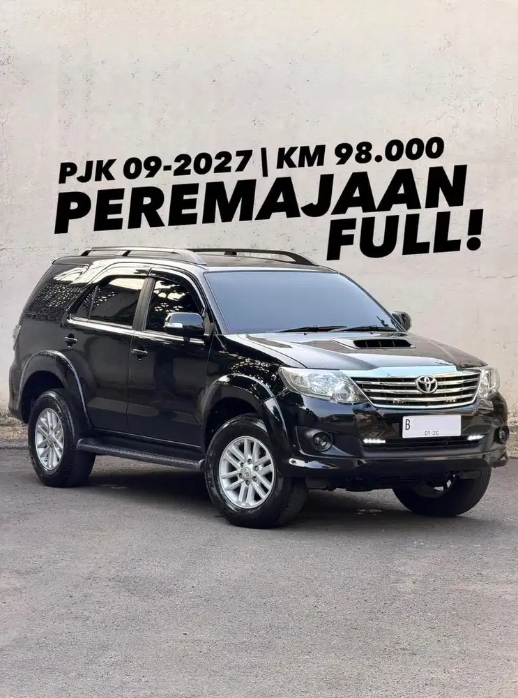 HARGA CASH! Km98rb! Fortuner G VNT AT 2014 Toyota 2.5