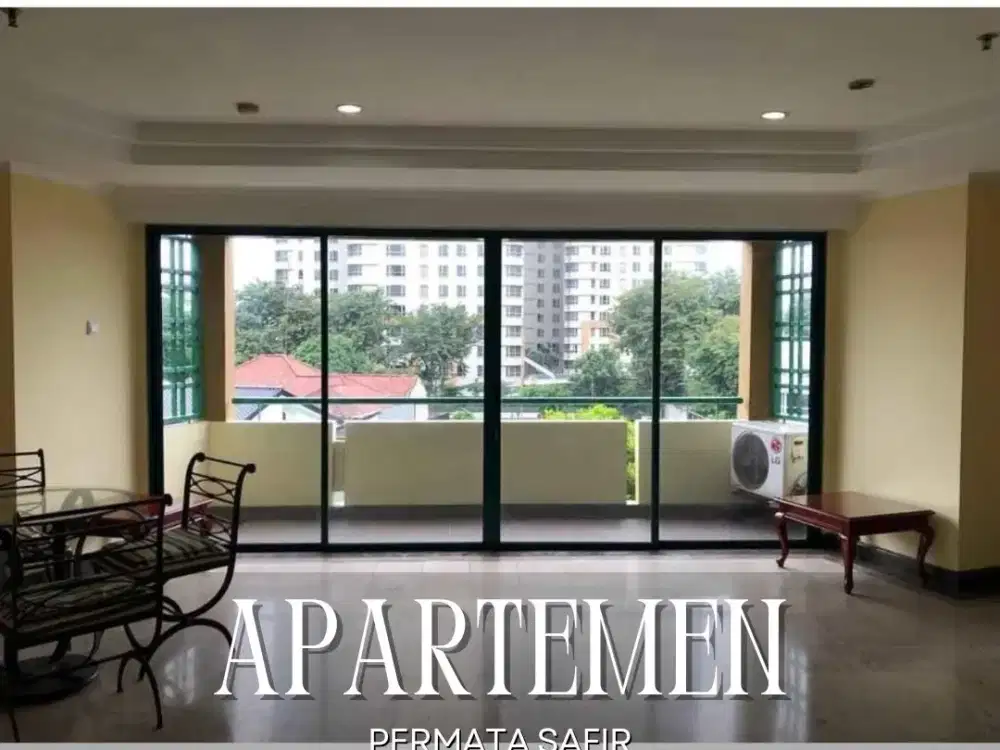 DIJUAL MURAH DIBAWAH NJOP APARTEMEN PERMATA SAFIR 3BR HADAP TIMUR DI JAKARTA SELATAN