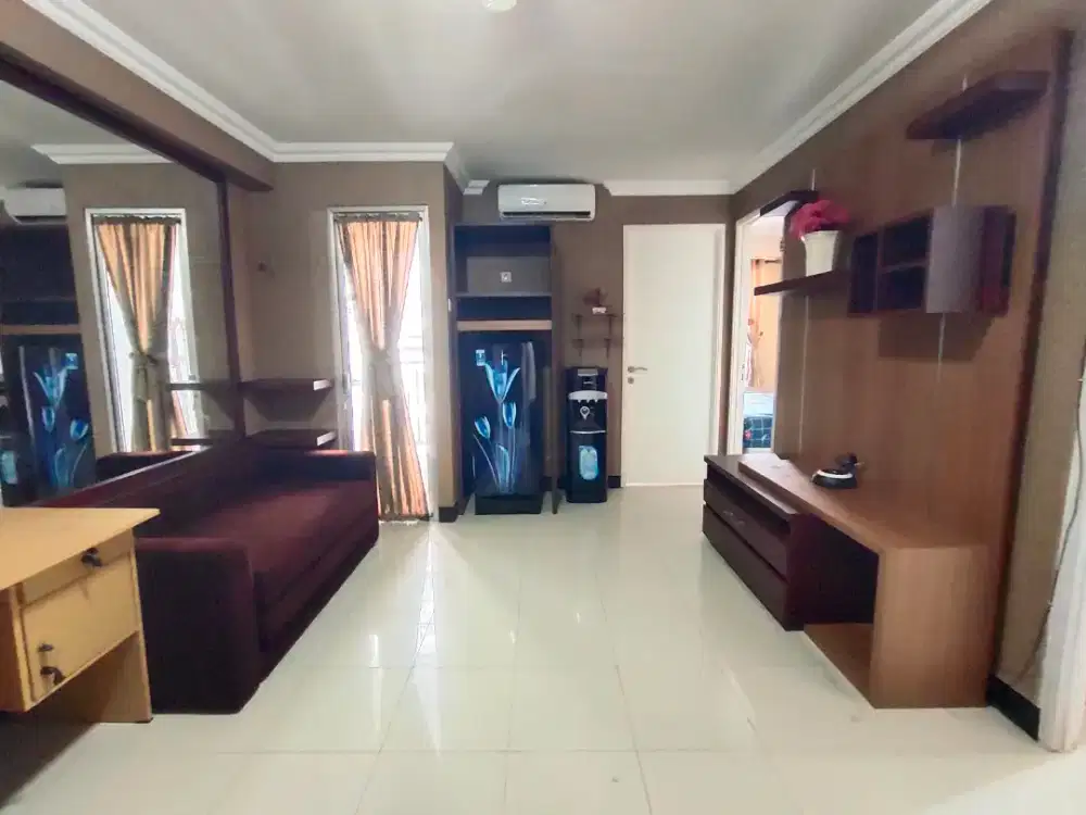 Sewa 3br furnish apartemen Bassura city lantai sedang
