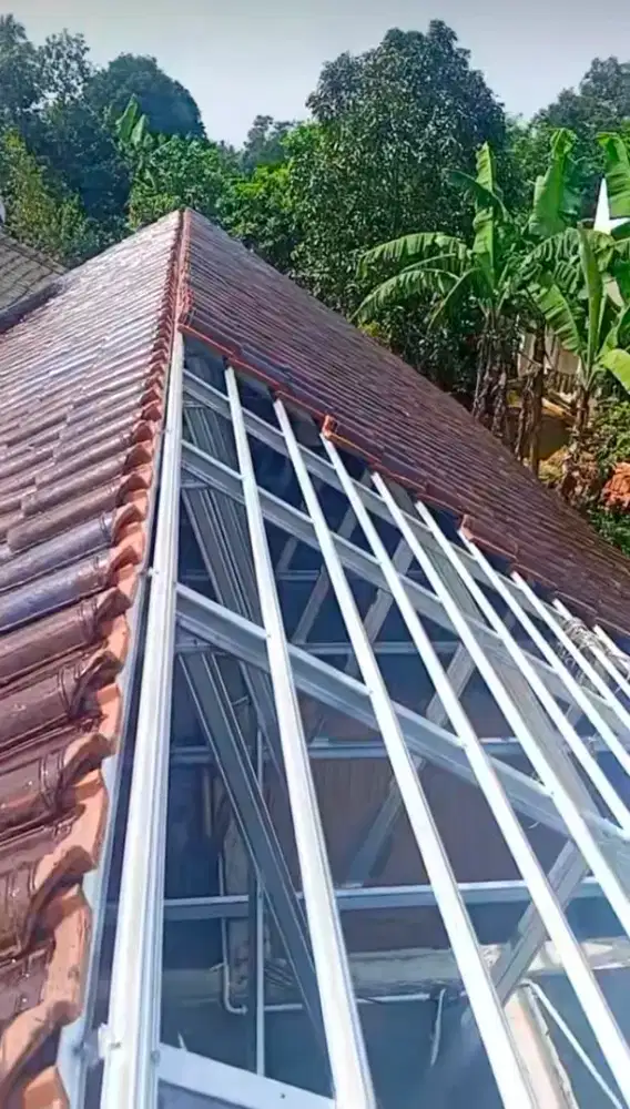 Pasang kanopi, renovasi atap, pasang plafon pvc