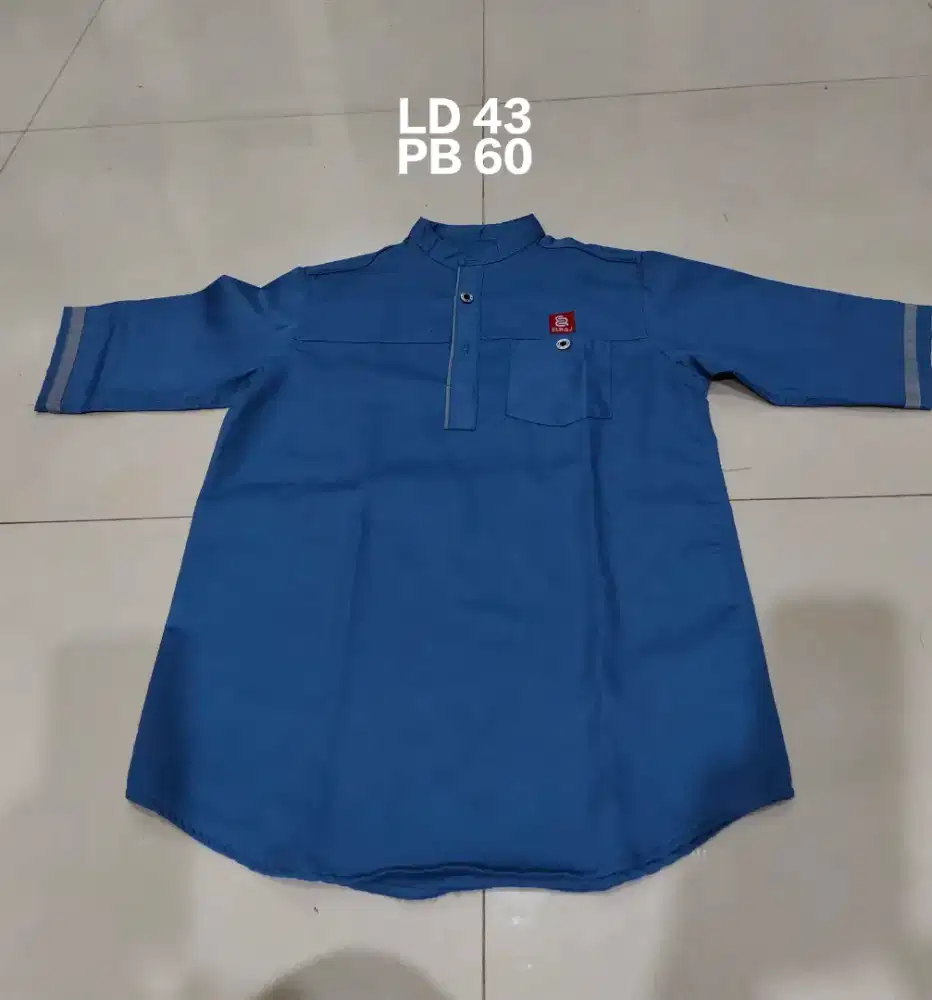 Baju koko anak biru