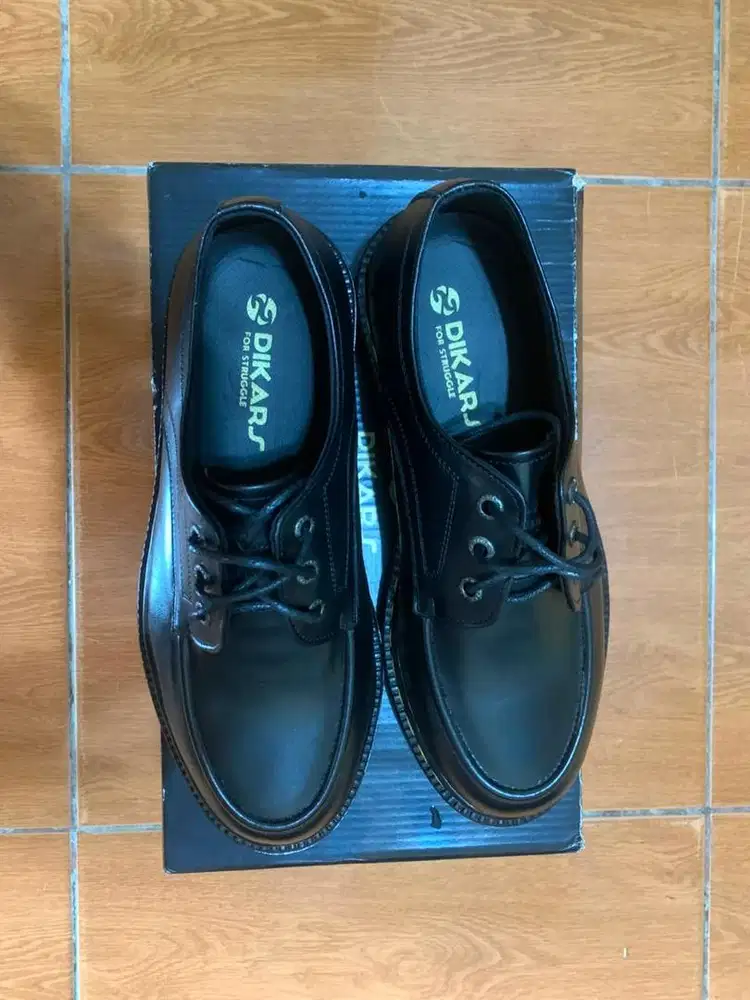 Sepatu Kulit Hitam Laki Laki - ASLI KULIT SAPI
