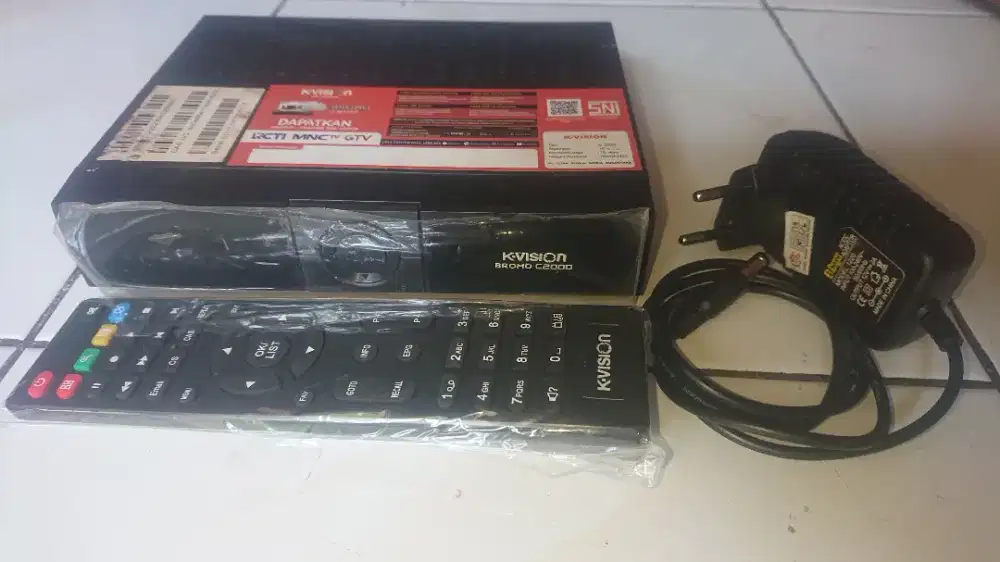 RECEIVER KVISION BROMO C2000 HYBRID BEKAS NORMAL