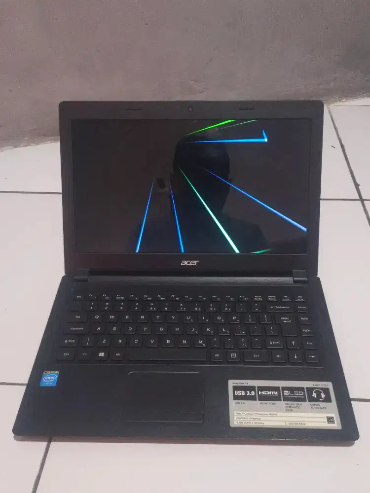 Laptop Acer z1401 mati tombol power