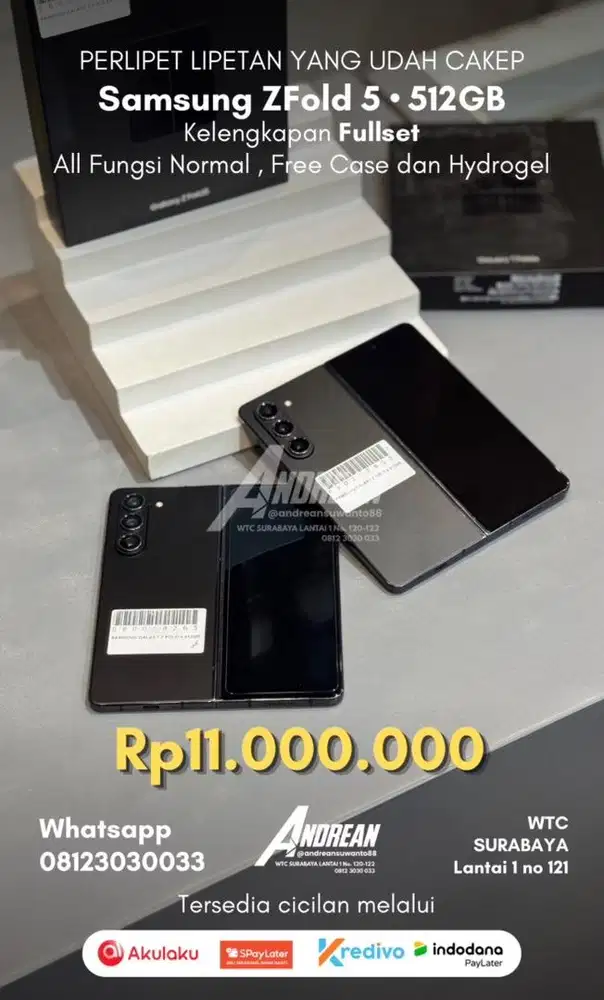 SECOND SAMSUNG GALAXY ZFOLD 5 512GB