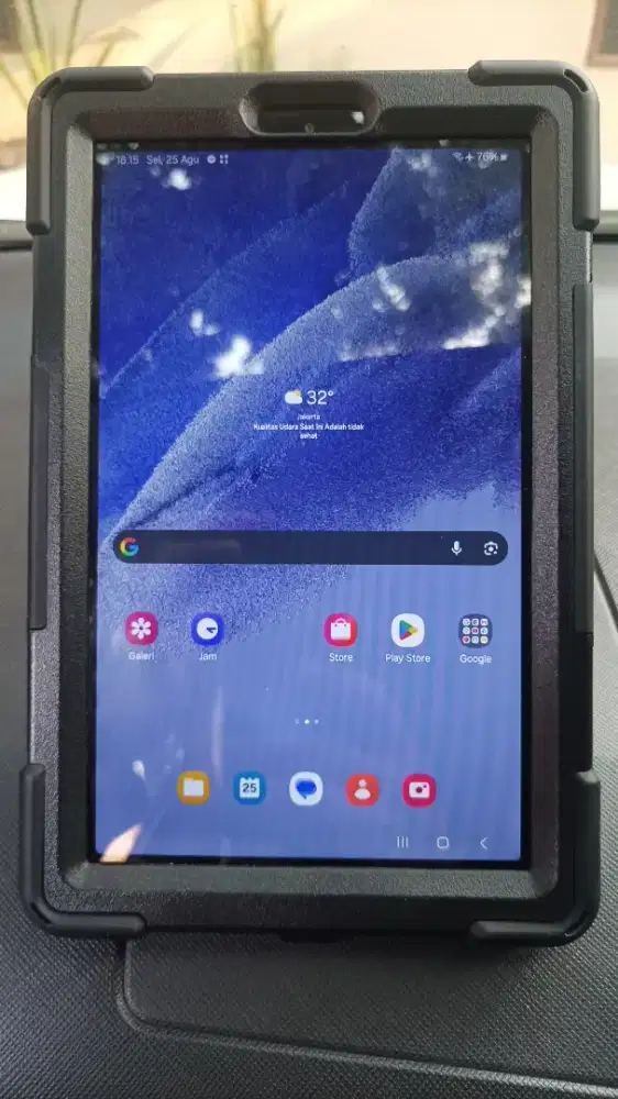 Dijual Samsung Tab A7 lite wifi only ( Batangan ) + Cover Armor