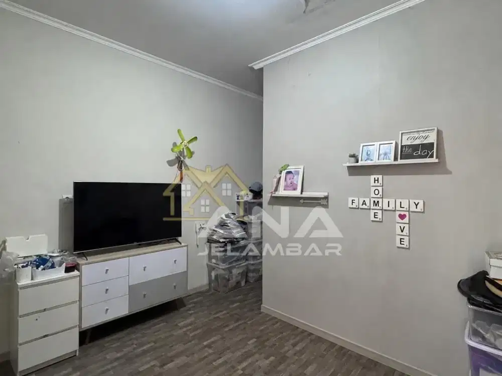ANA RUMAH FULL FURNISHED UK 4X14M DI KOMPLEK KAVLING POLRI JELAMBAR