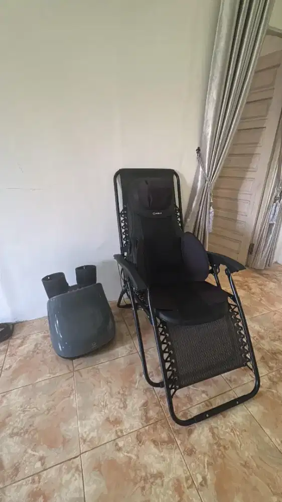 Set Kursi Pijat Lipat + Alat Pijat Kaki KELS Informa Lengkap Normal