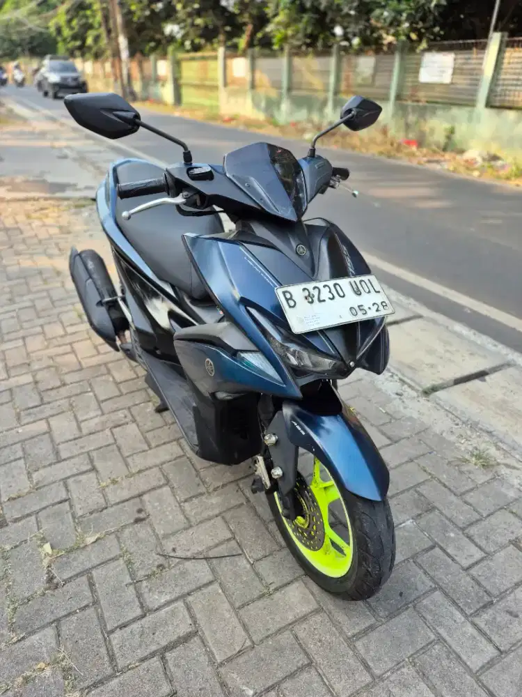 Dijual Yamaha aerox 155 tahun 2018 surat lengkap mesin bagus