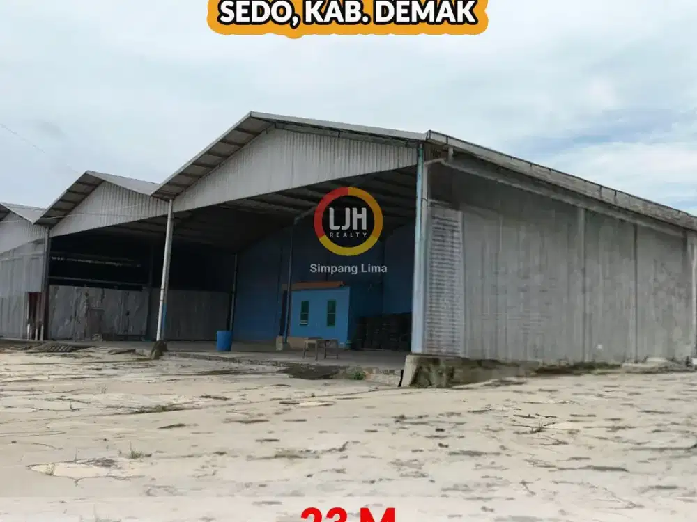 Gudang lokasi zona industri demak, bebas banjir