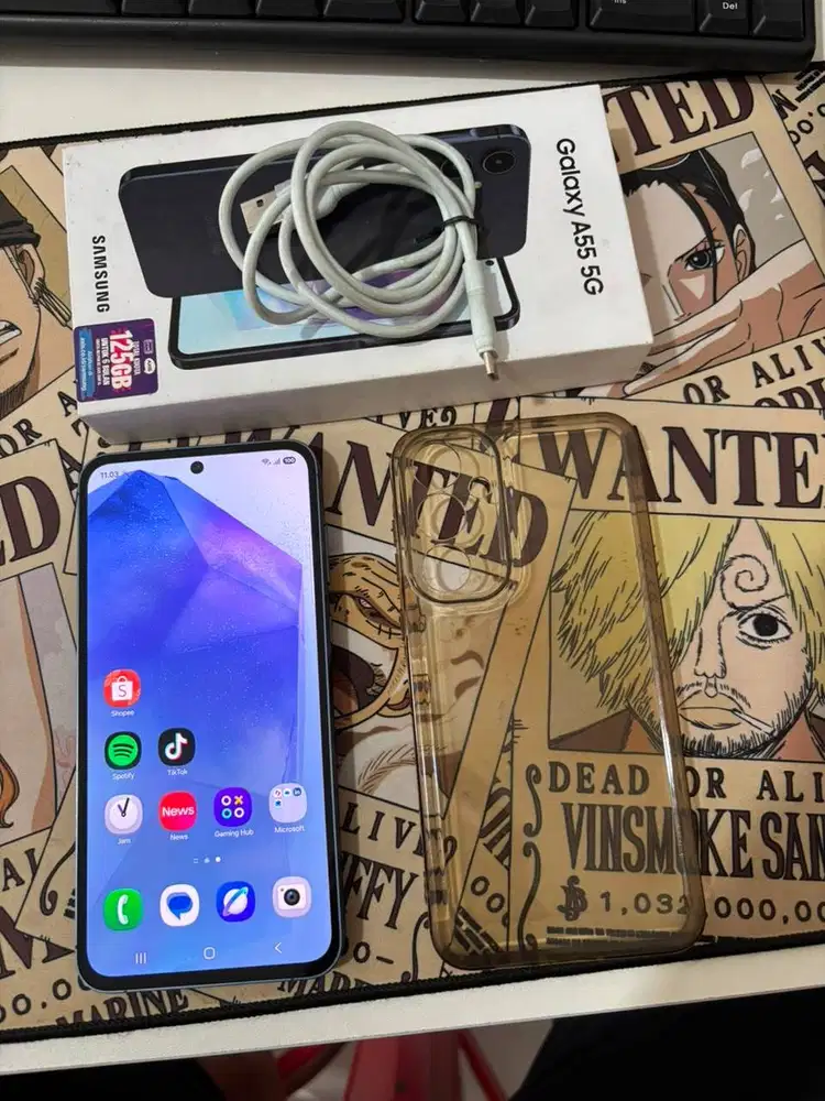 Samsung Galaxy A55 5G 8 256Gb Navy No Minus Fullset Resmi