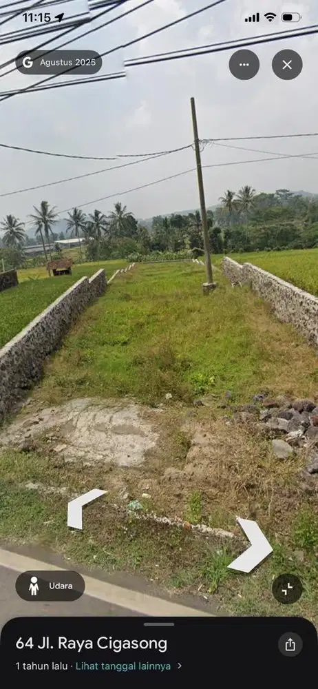 JUAL TANAH STRATEGIS PINGGIR JALAN PROVINSI MURAH TANPA PRANTARA