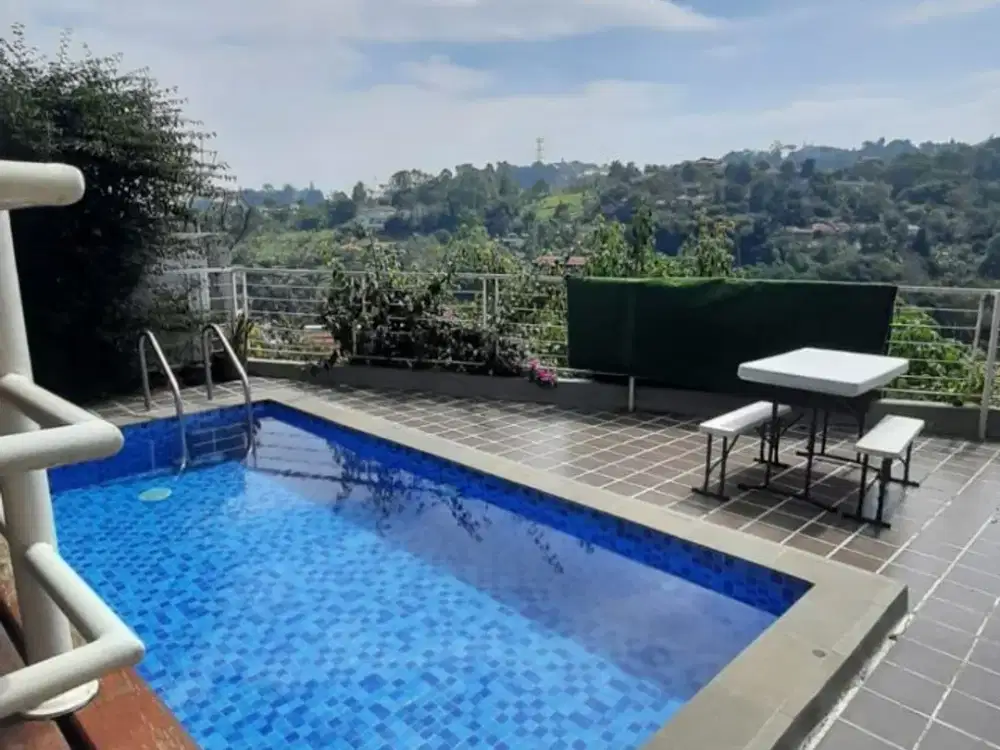 Rumah Villa Private Pool Siap Huni Dago Pakar Resort Bandung