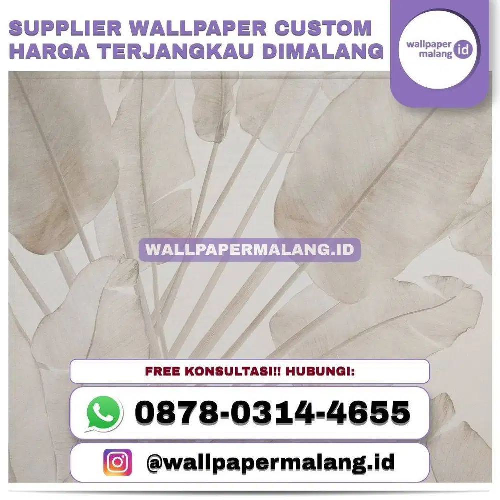 Supplier wallpaper custom harga terjangkau dimalang