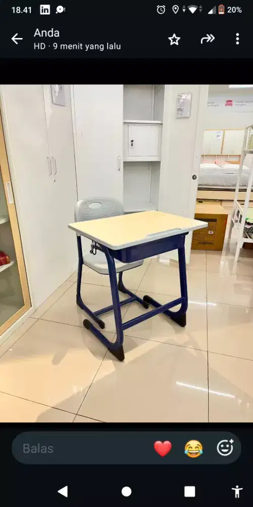 Meja sekolah set