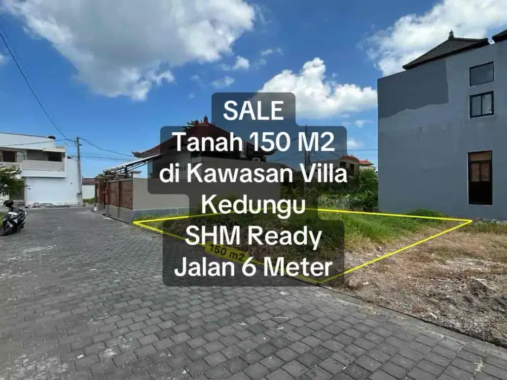 SALE Tanah 1,5 Are Dekat Kawasan Villa Kedungu
