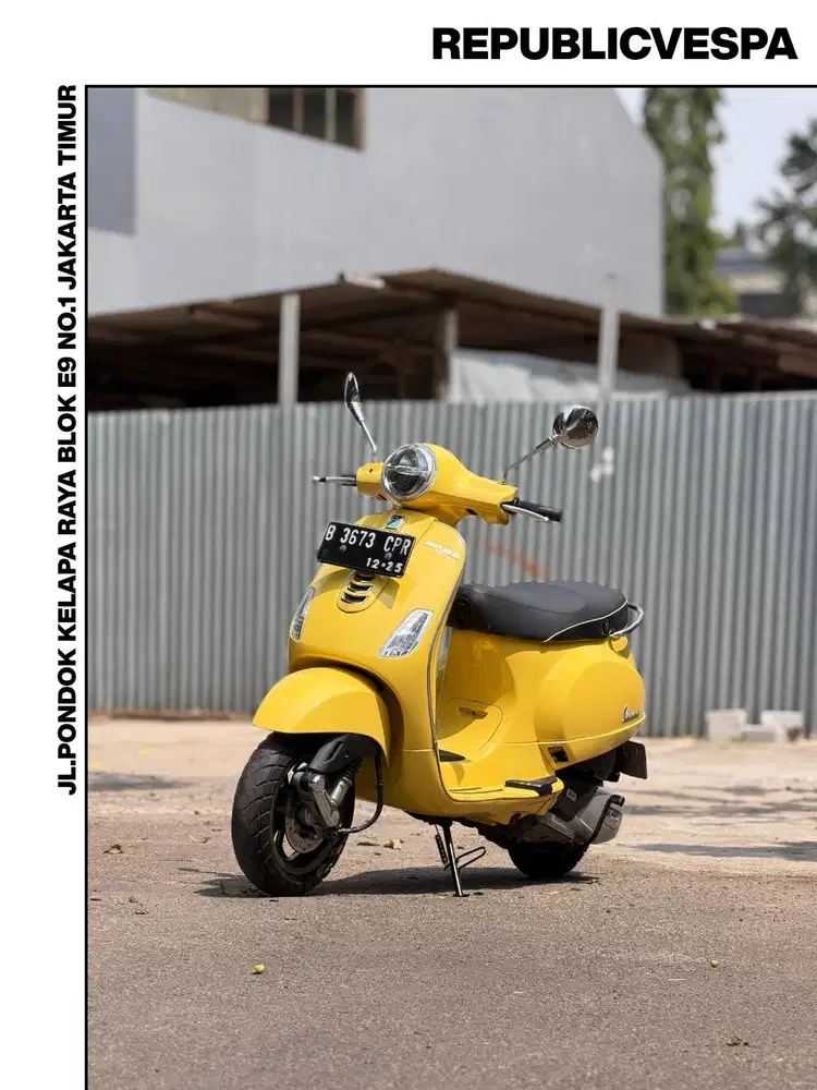 TERMURAH PIAGGIO VESPA LX125 IGET LED TAHUN 2020 Yellow Lime