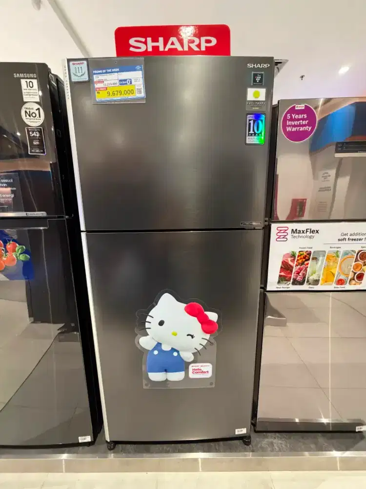Kredit kulkas sharp 2pintu hanya dengan KTP