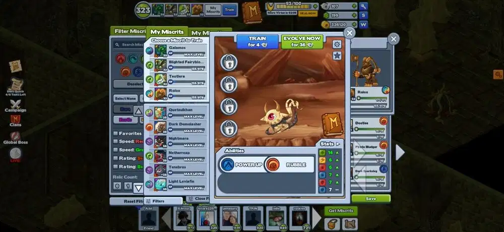 Akun miscrits world of creatures full