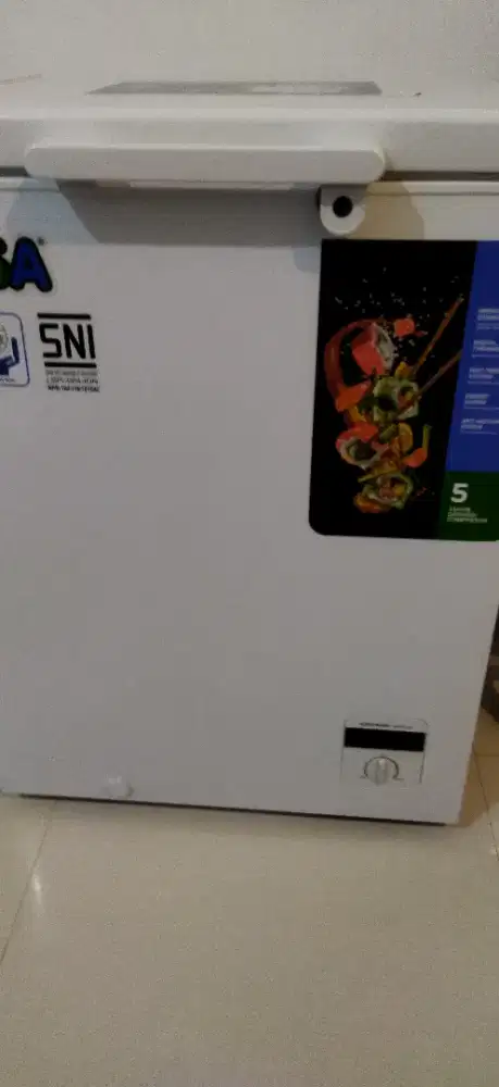 DIJUAL FREEZER LOW WATT KONDISI NEW