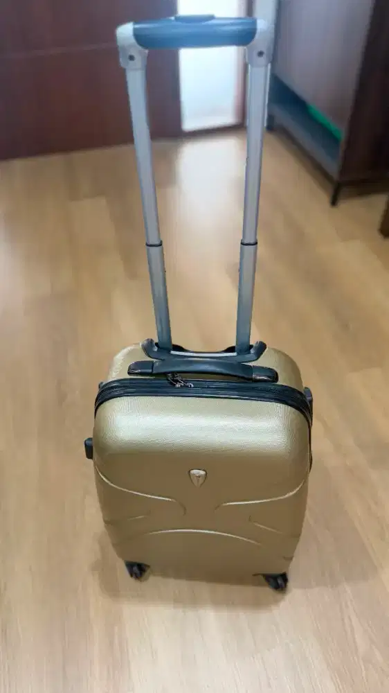 Koper cabin hardcase warna gold