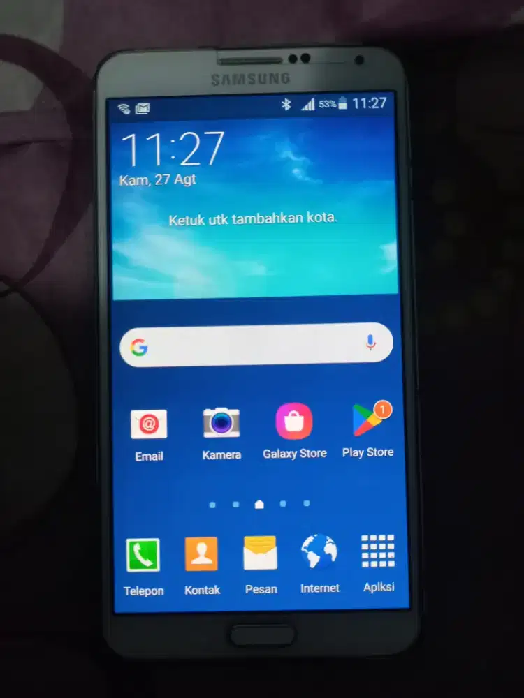 Samsung note 3, putih