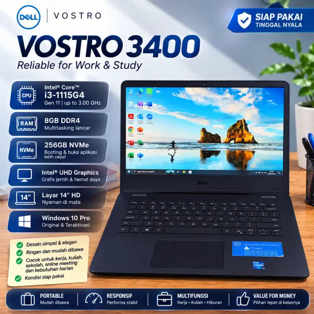 Laptop Dell Vostro 3400