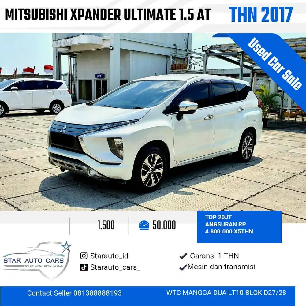 MITSUBISHI XPANDER ULTIMATE 1.5 AT
