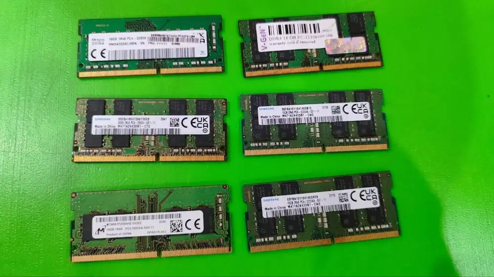 RAM SODIMM - Memory untuk Laptop 16 GB DDR4