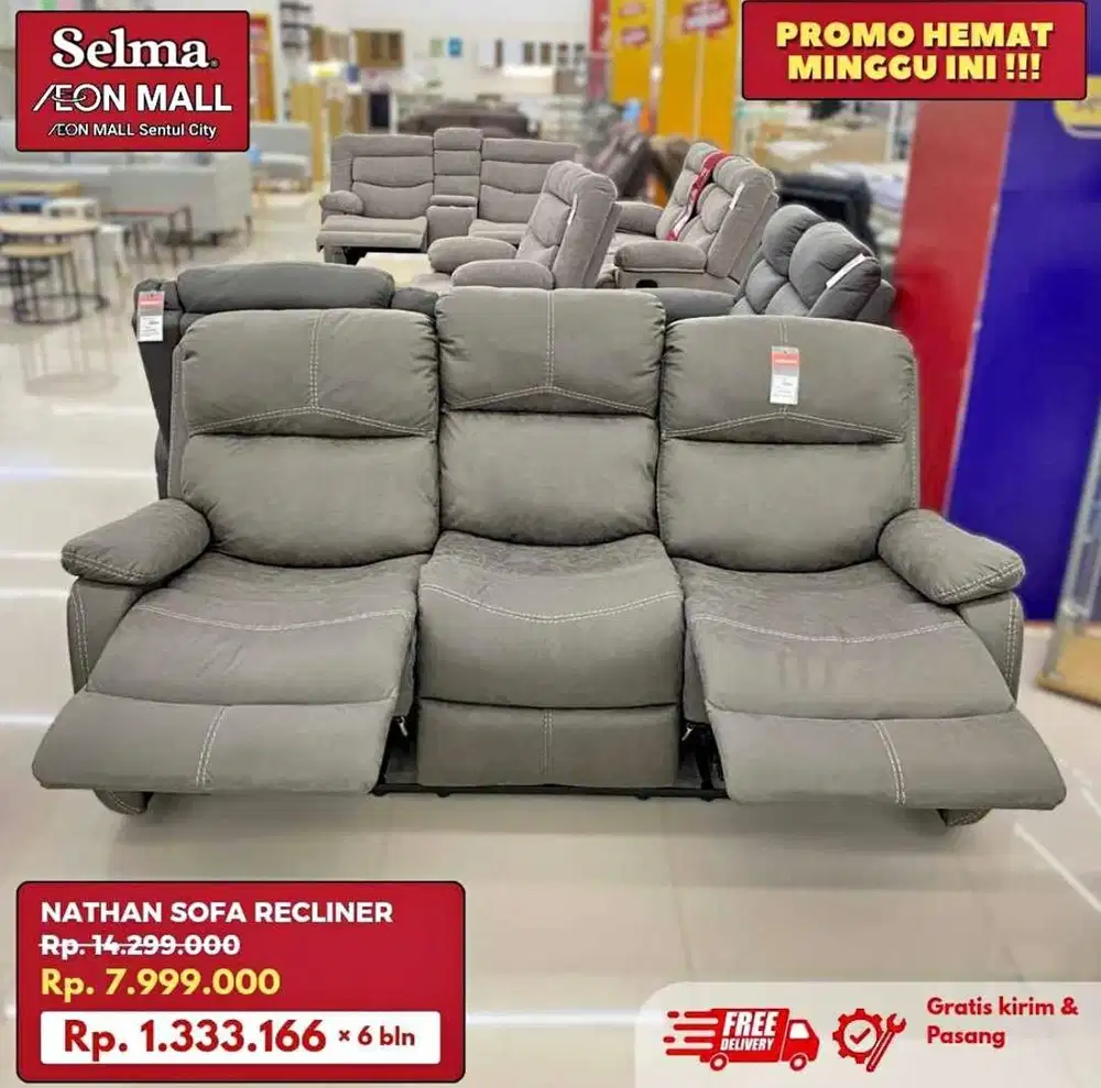 Sofa recliner 3 seater