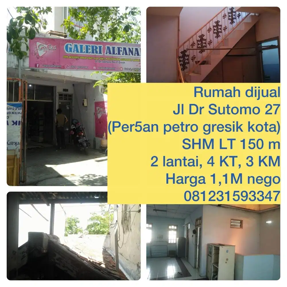 Rumah dijual perlimaan petro gresik kota