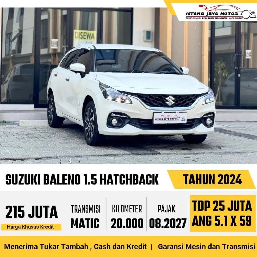 Suzuki Baleno Hatchback AT th 2024 #istana jaya motor