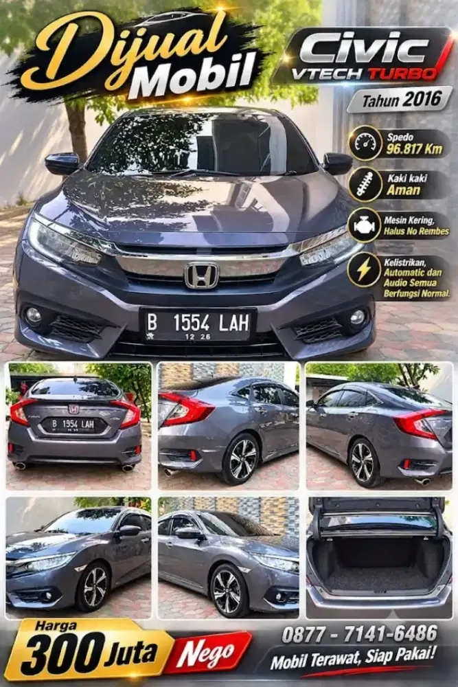 Honda City Turbo Dijual Cepat, Nego Sampai Deal